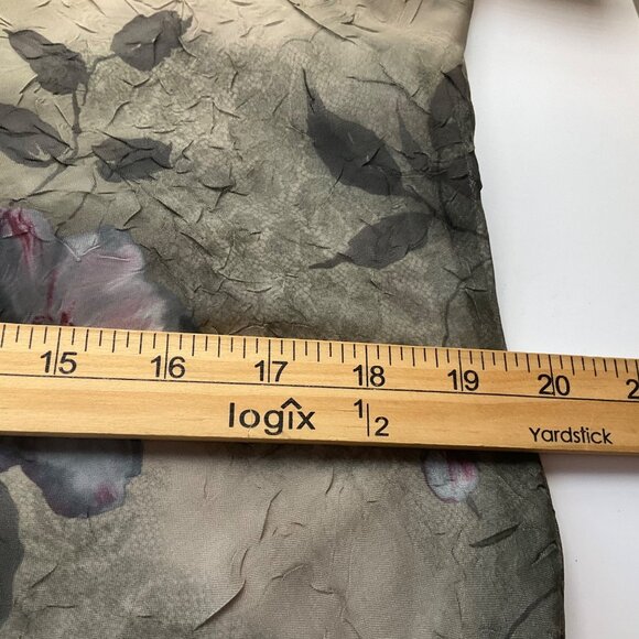 VTG Dress Barn Med-Large Dark Floral Maxi Dress Sheer Y2K  Fairy Whimsical - Picture 10 of 15